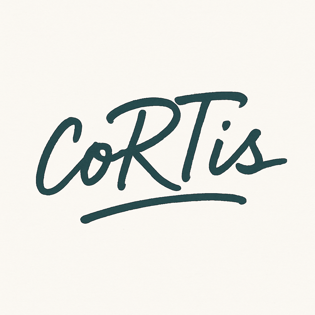cortis 手書きロゴ
