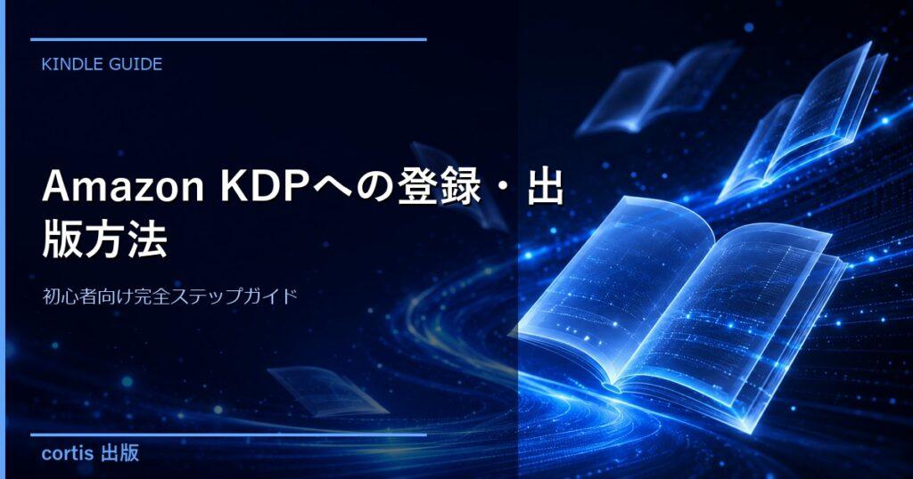 Amazon KDPへの登録・出版方法｜初心者向け完全ステップガイド