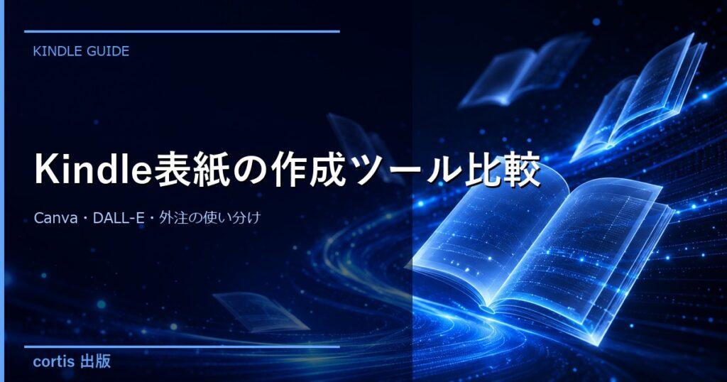 Kindle表紙の作成ツール比較｜Canva・DALL-E・外注の使い分け